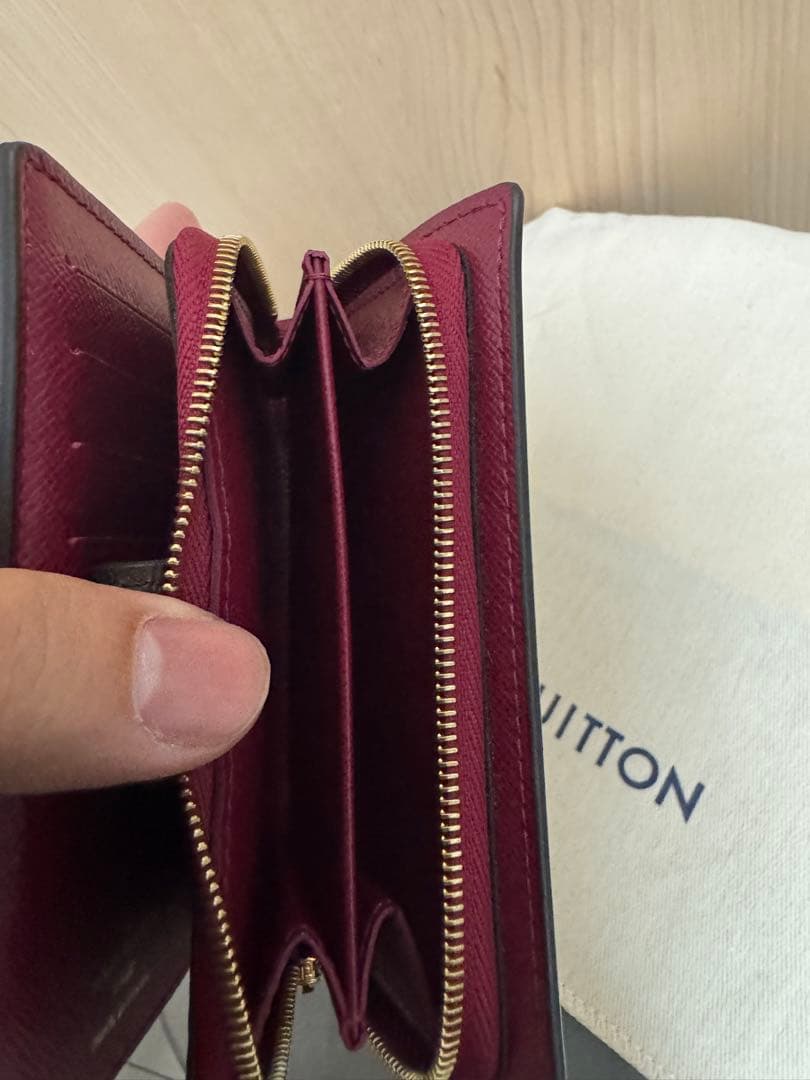 ✨美品✨LOUIS VUITTON 二つ折り財布 モノグラム ピンク/ブラウン