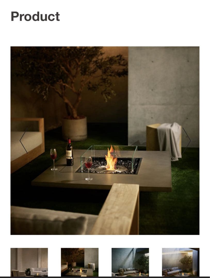 EcoSmart Fire エコスマートファイヤーバイオエタノール暖炉