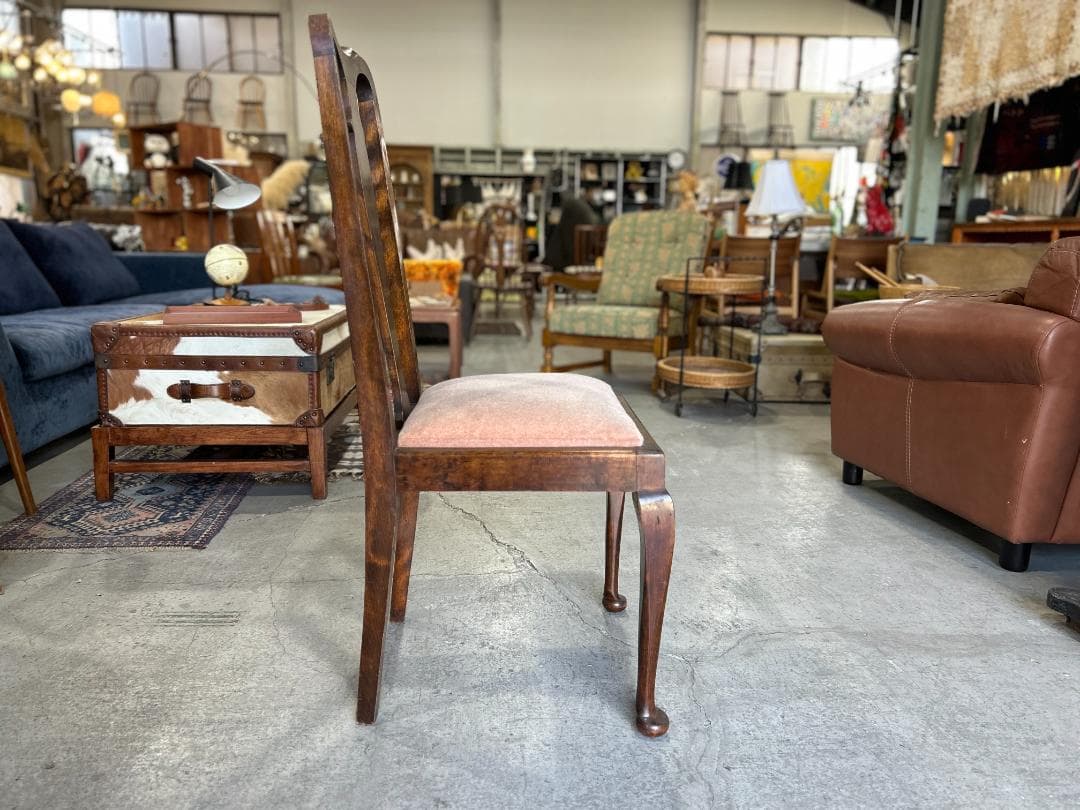 【英国ヴィンテージ】ハイバックダイニングチェア｜EUR Vintage