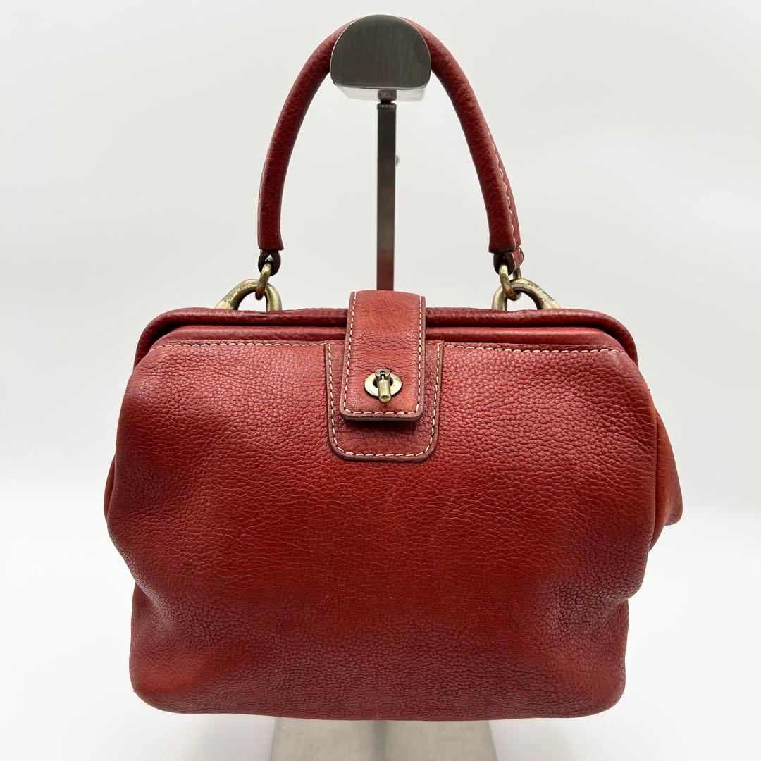 現行✨ 土屋鞄 ポストミニショルダー 2way トーンオイルヌメ ロック金具