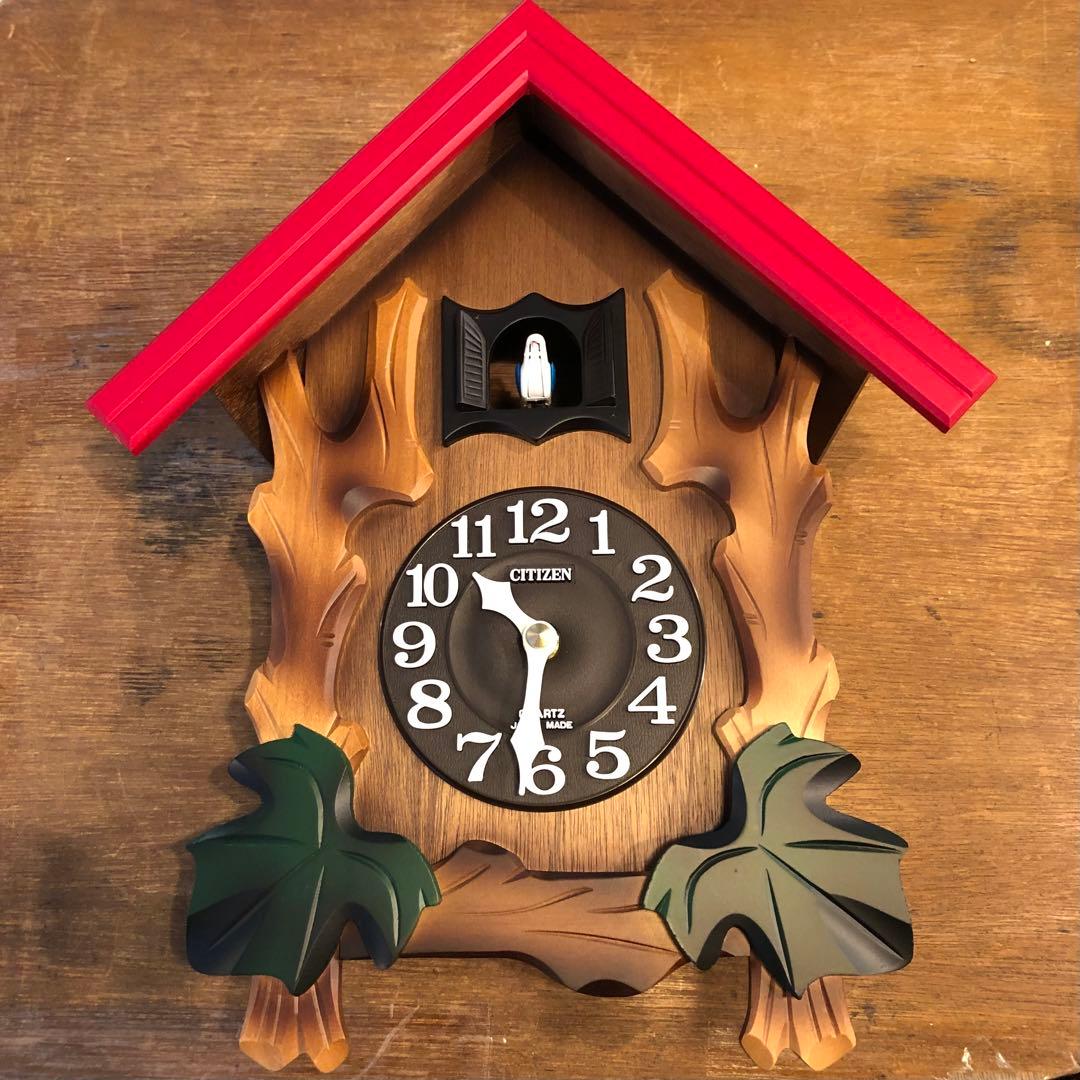 【未使用品】CITIZEN クオーツカッコーケリー￼￼ 鳩時計
