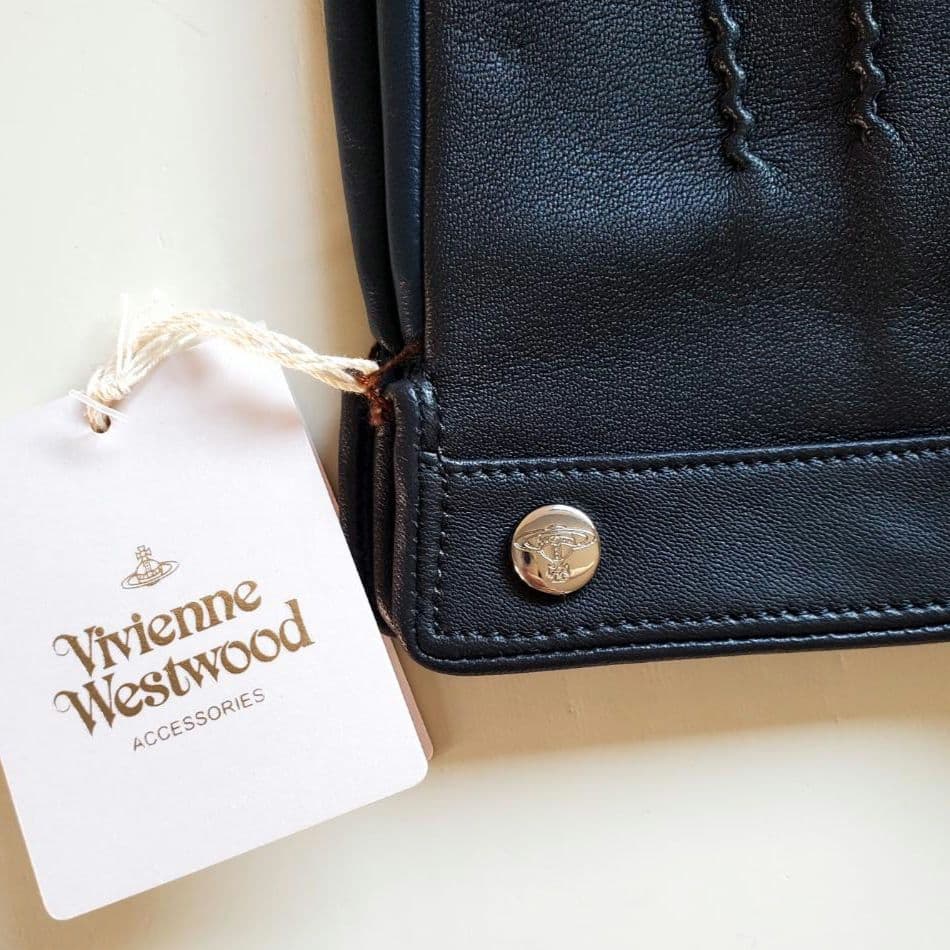 Vivienne Westwood レザー手袋 25cm ダークブルー