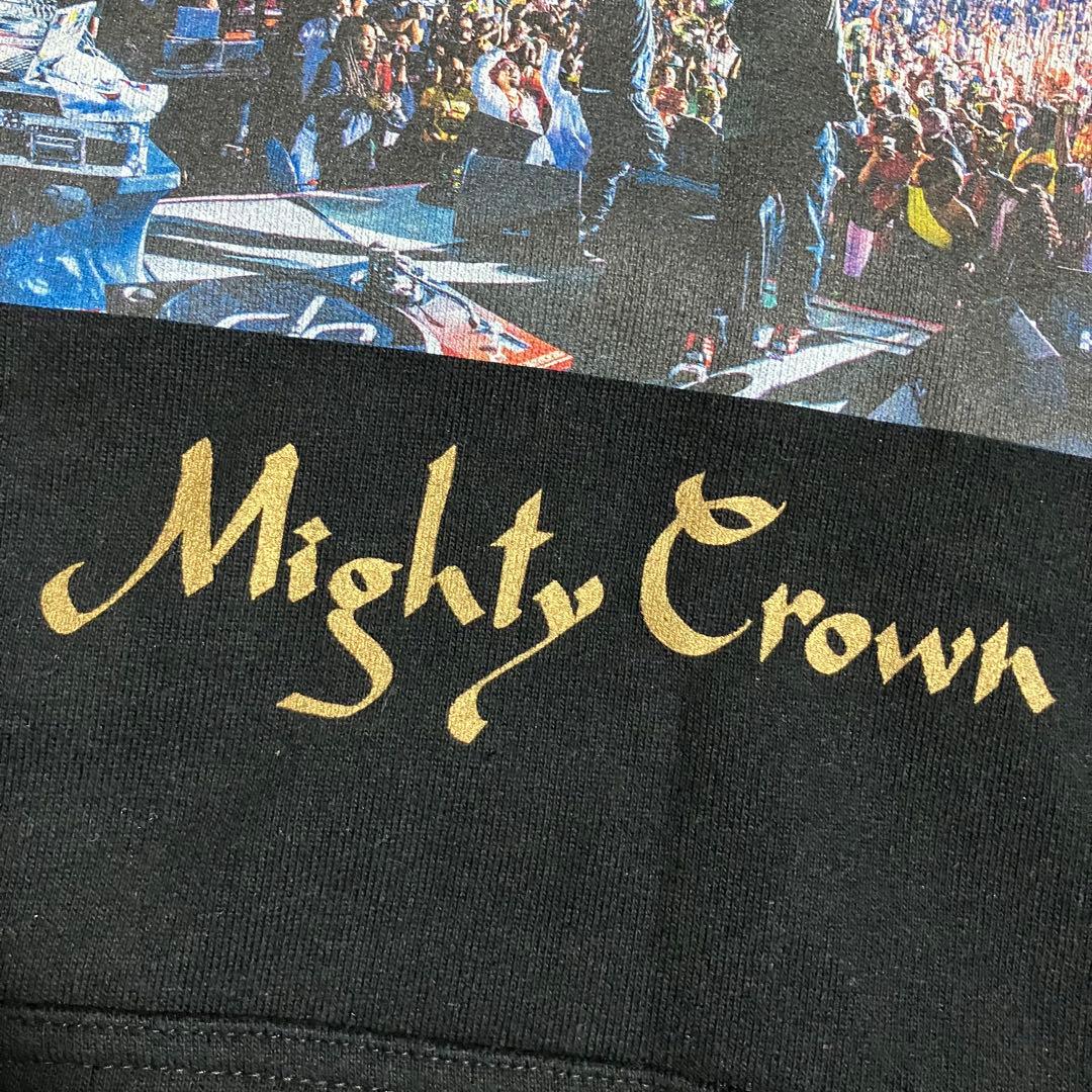 MIGHTY CROWN「3 PEAT CHAMPIONS」フーディー 黒XL
