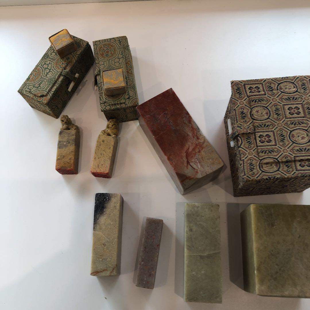 墨運堂　墨4点セット　黒檀箱