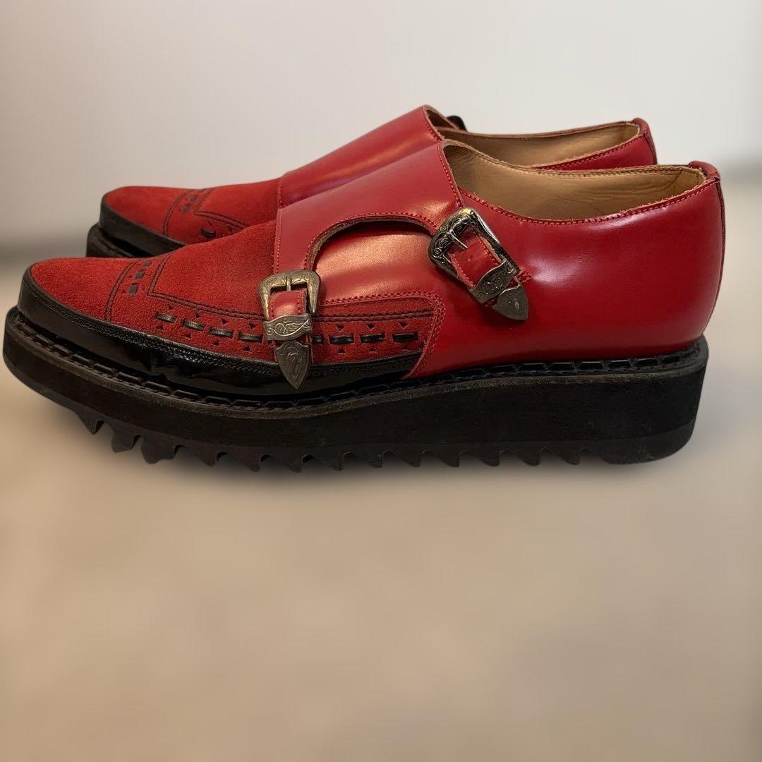 美品★JOHNLAWRENCESULLIVAN×eCox★ダブルモンク