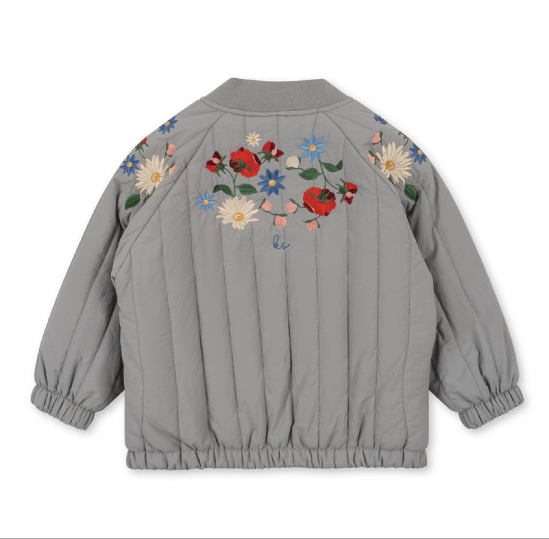 konges sloejd 花柄刺繍ジャケット 3Y