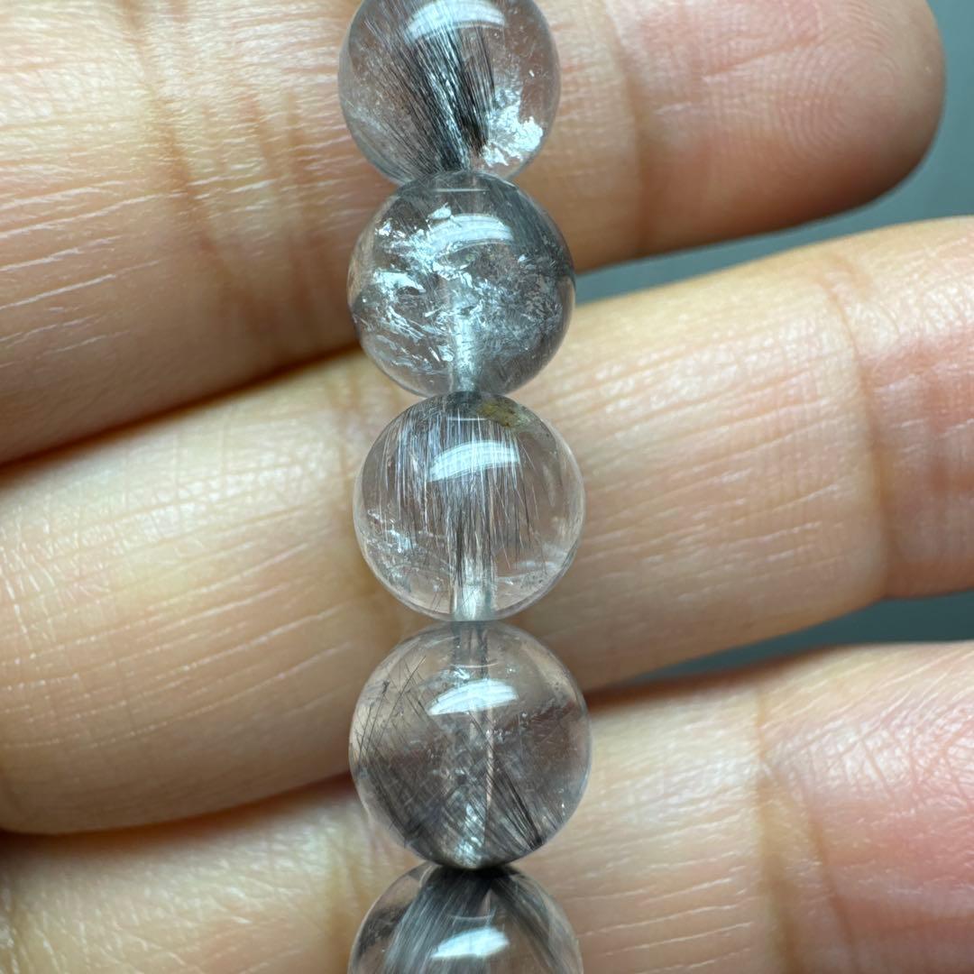 信念をもって前進！成功を掴む⭐︎プラチナルチルクォーツブレスレット