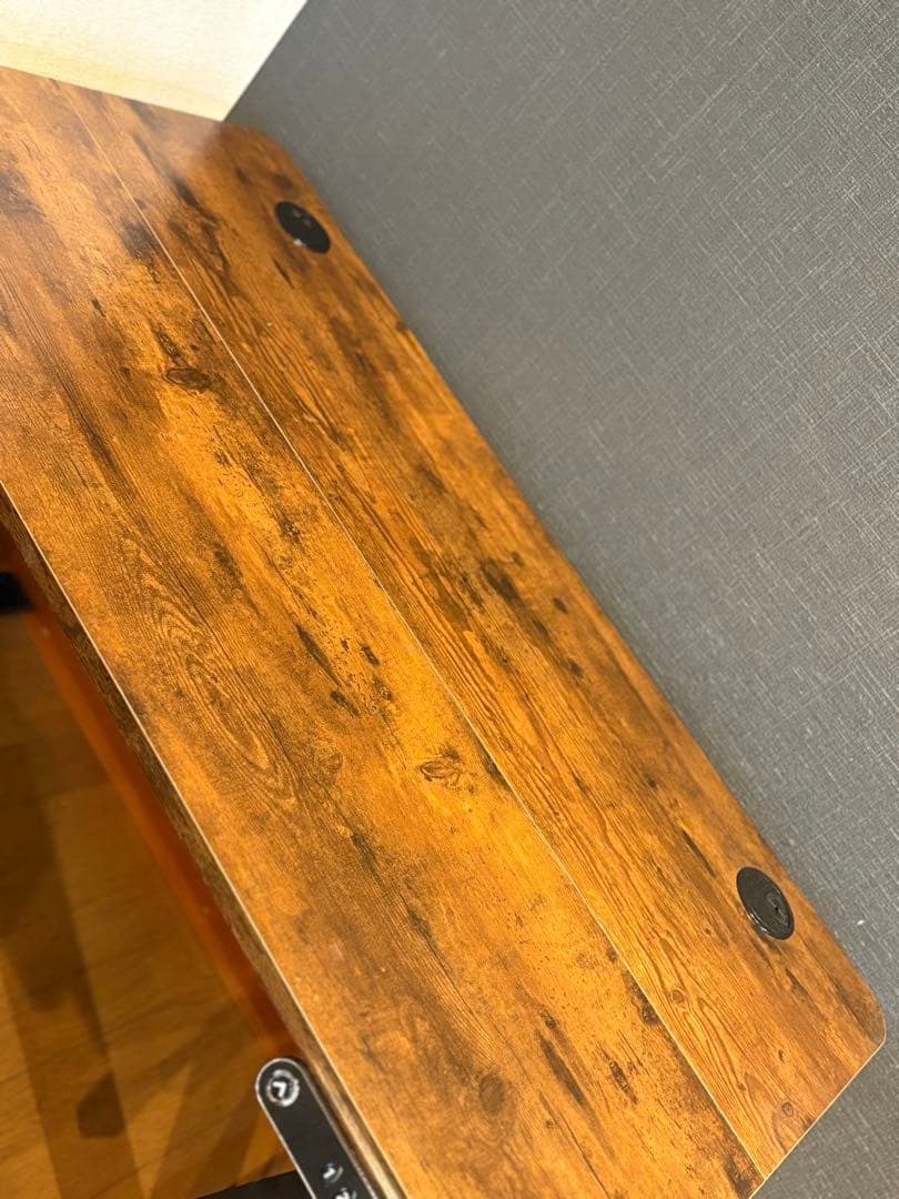 パソコンデスク自動昇降式＆チェア　美品