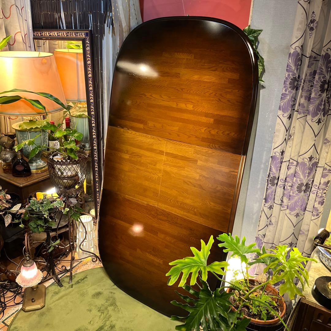 L１　キツツキマーク ヴィンテージ エクステンションテーブル　飛騨産業