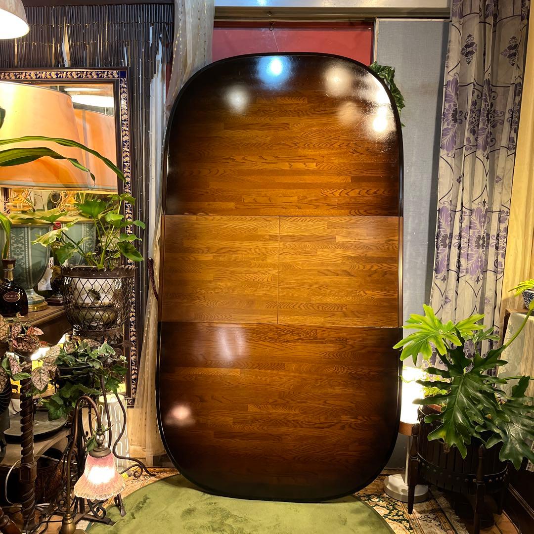 L１　キツツキマーク ヴィンテージ エクステンションテーブル　飛騨産業