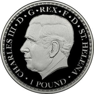 2023年 セントヘレナ ウナとライオン 1オンス プルーフ銀貨 PF69FDI