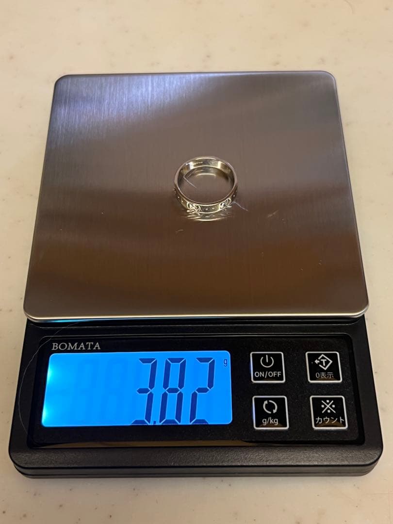 最終値下 GUCCI グッチ アイコンリング K18WG（15.5号 3.82g