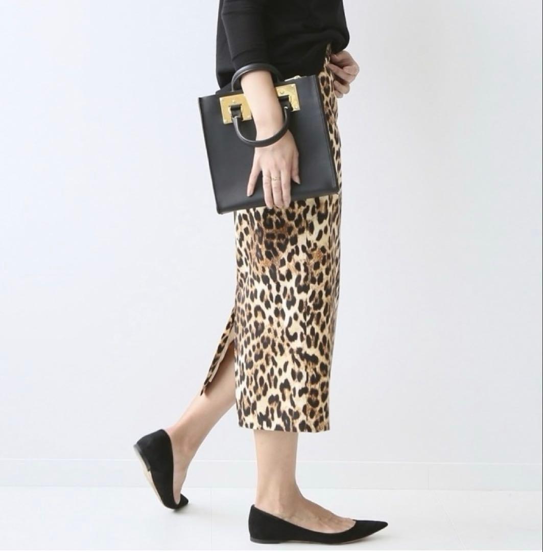 ドゥーズィエムクラス o biani レオパード柄スカート