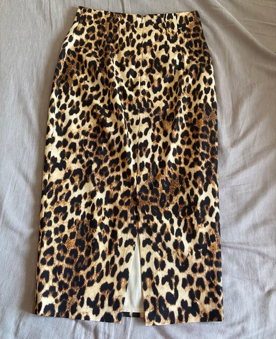 ドゥーズィエムクラス o biani レオパード柄スカート