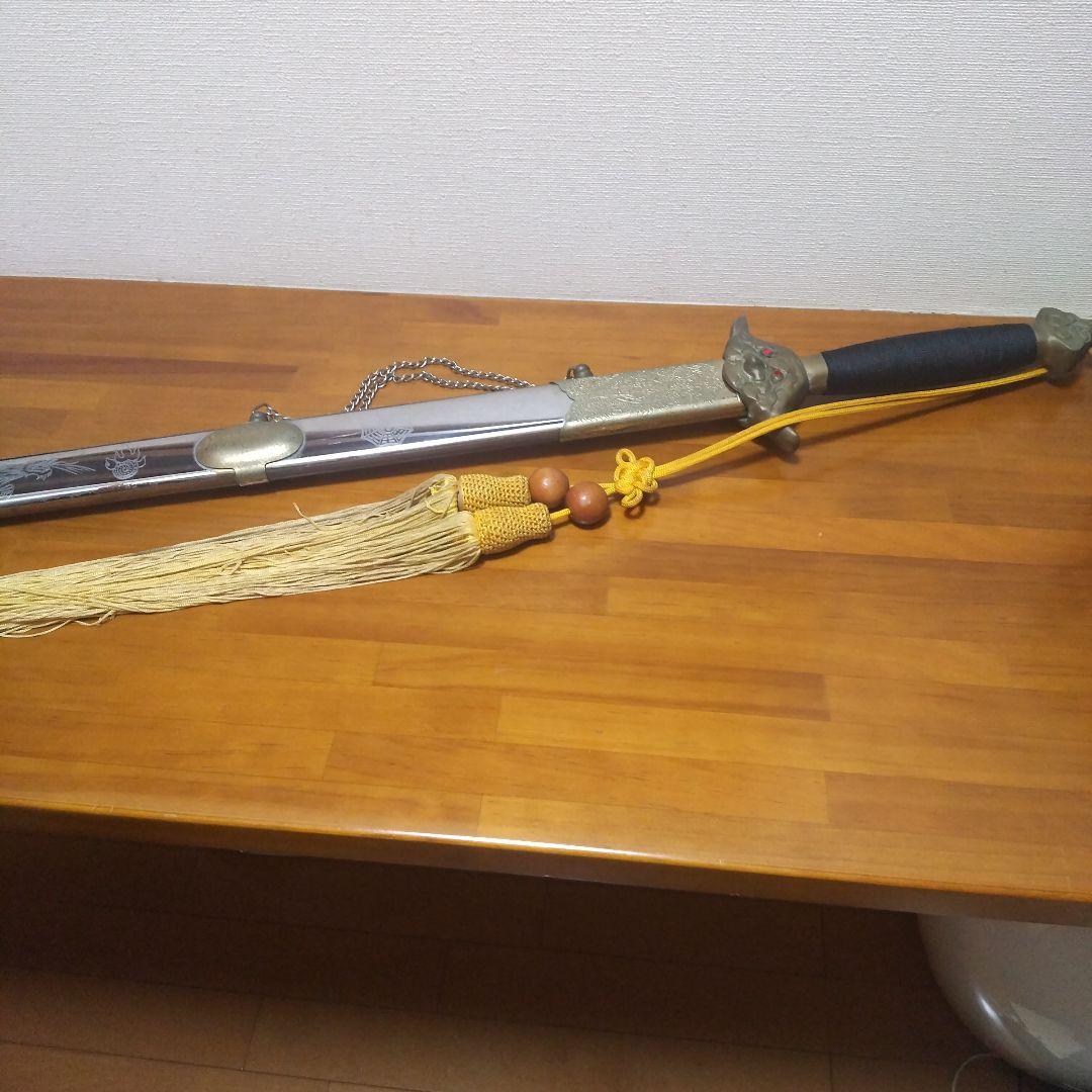 中国剣 装飾的な武器 赤い宝石付き