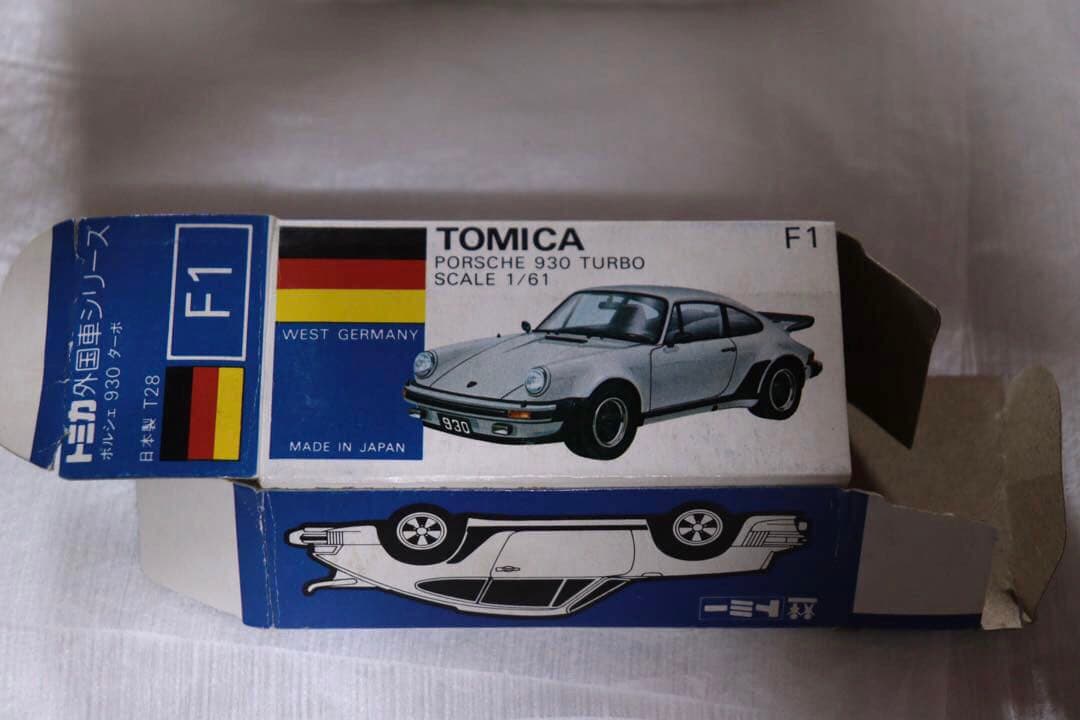 日本製　トミカ　外国車シリーズ　ポルシェ　930 ターボ　F1 西ドイツ車