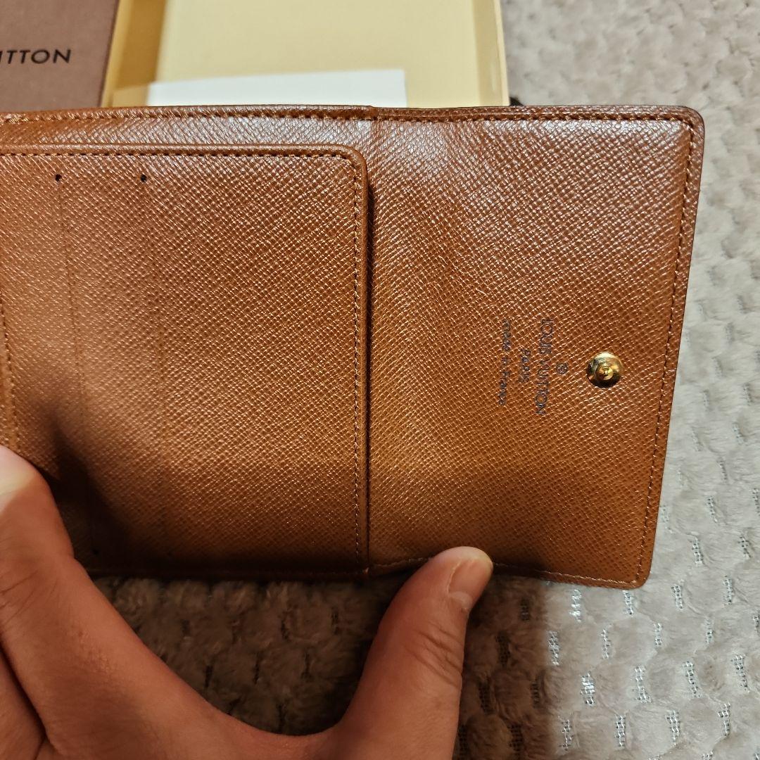✨超美品✨Louis Vuitton モノグラムWホック二つ折り財布　鑑定済み