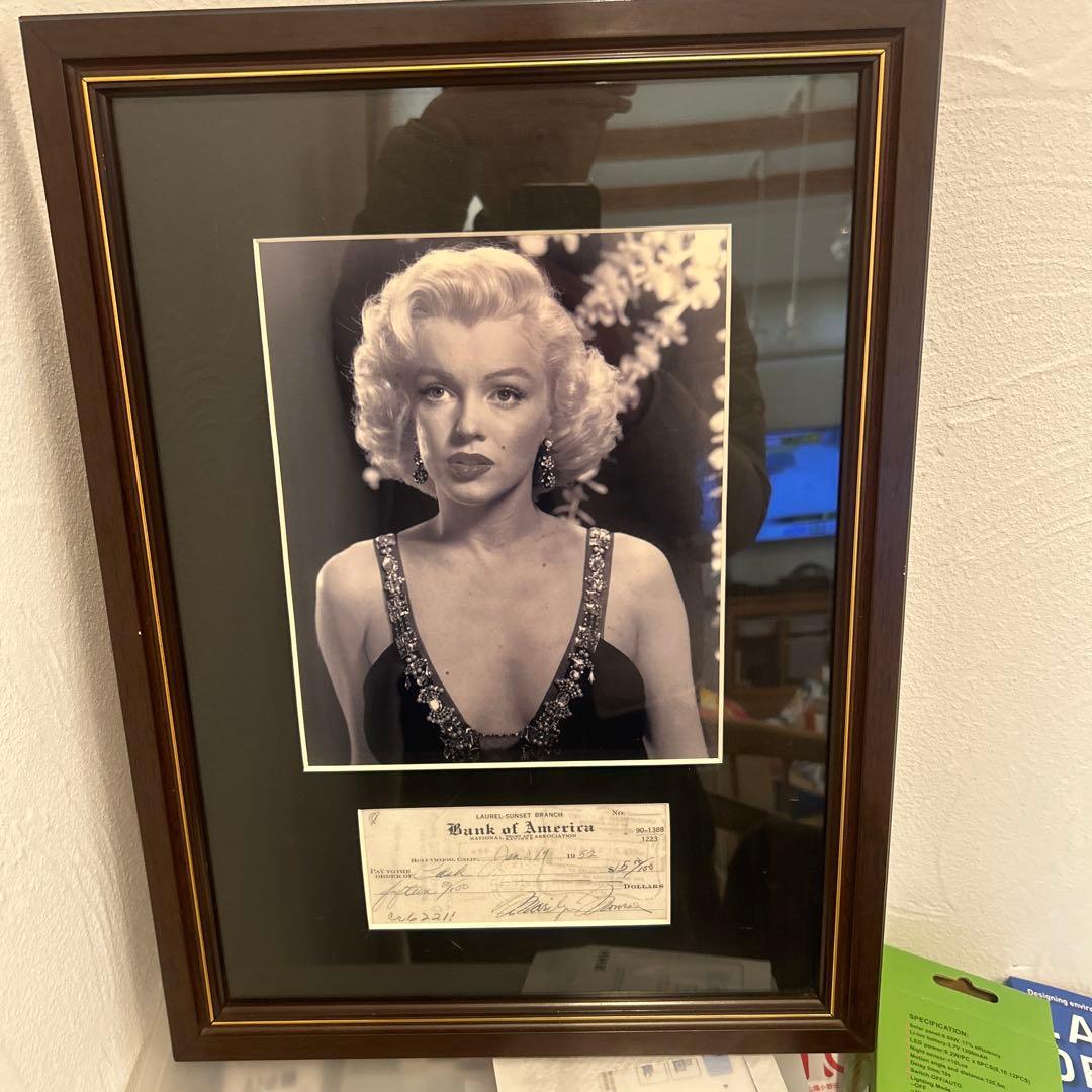 マリリン・モンロー 小切手 1952年　複製