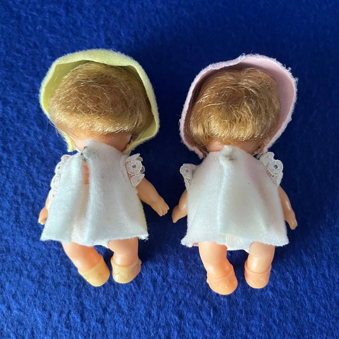 【昭和レトロ】リカちゃんのふたごの赤ちゃん　ミキちゃんマキちゃん&お食事セット