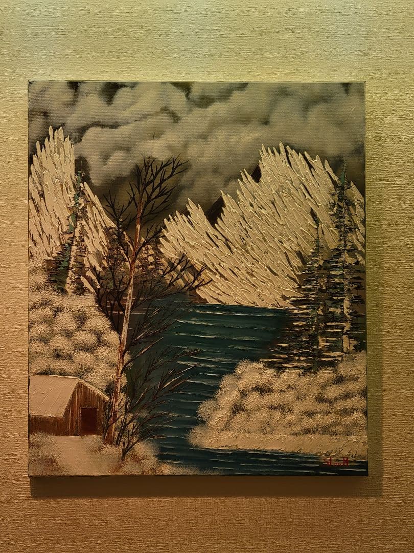 絵画 Winter Mountain