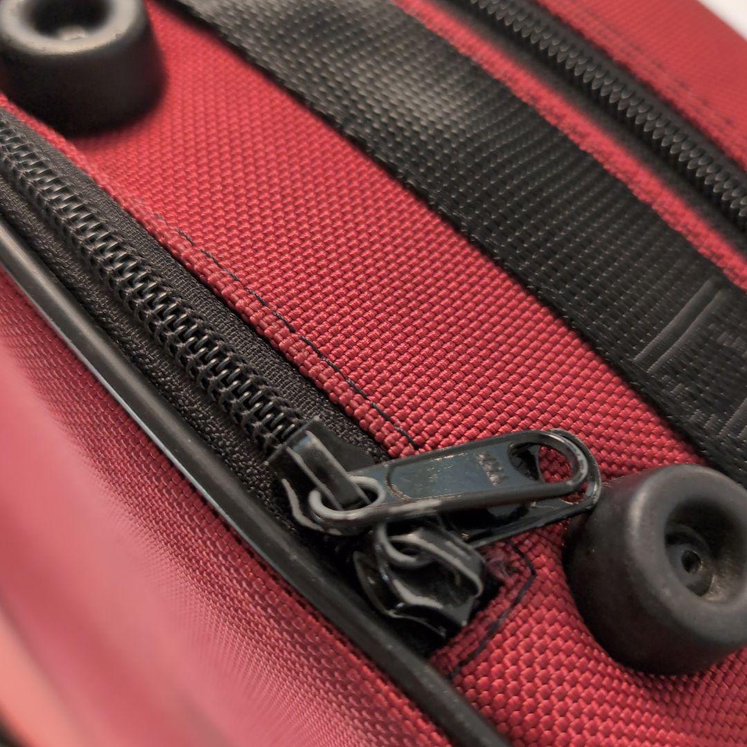 BAM Stylus バイオリンケース　バーガンディ×シルバー