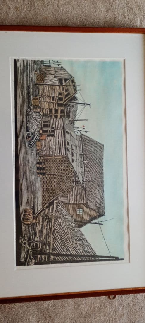 木版画 風景画 尾崎志郎