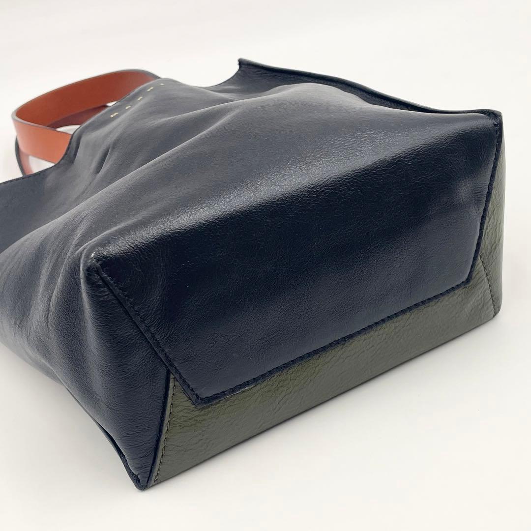 【極美品】MARNI ミュゼオ ハンドバッグ2way ショルダー マルチカラー