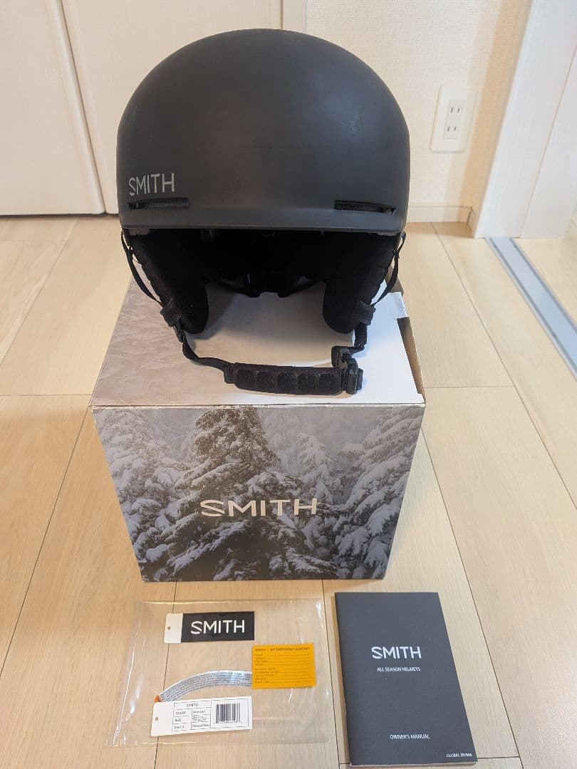 SMITH ブラック ヘルメット Mサイズ　大人用