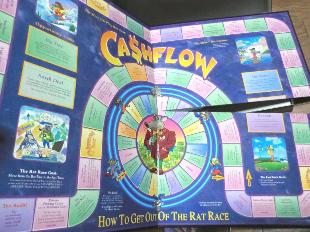 美品！ロバートキヨサキ キャッシュフロー101 英語版　カセット3本 × 本1冊