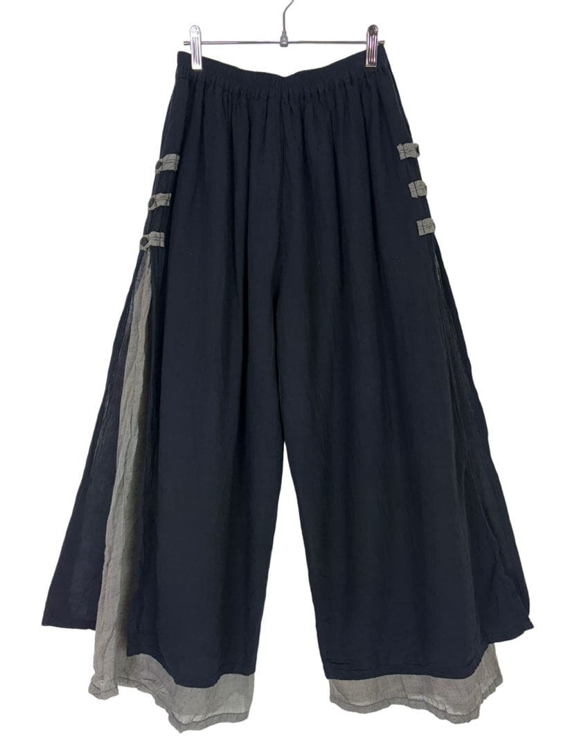 専用です！アラジン　タイパンツ　男女兼用【ゴム紐】B柄DKブラウン　F706-4