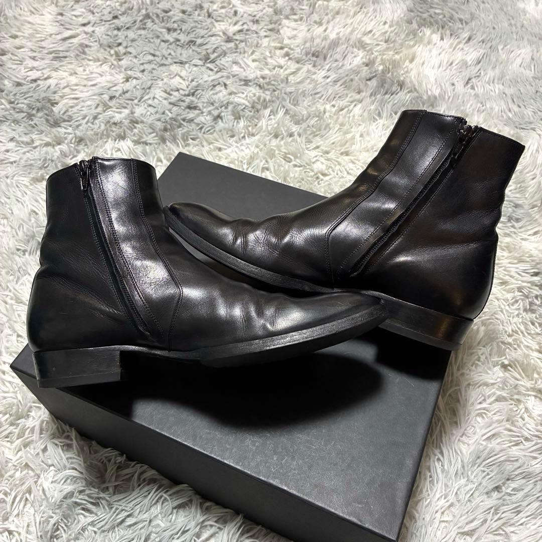 【良品】SAINT LAURENT PARIS 本革 サイドジップ 41