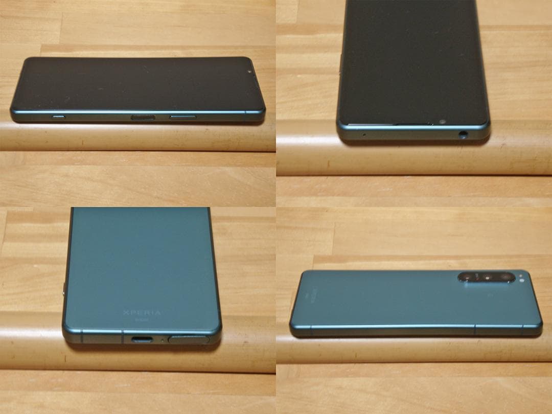 ほぼ無傷XPERIA 5 IV SOG09(GR)液晶保護ガラス付 SIMフリー