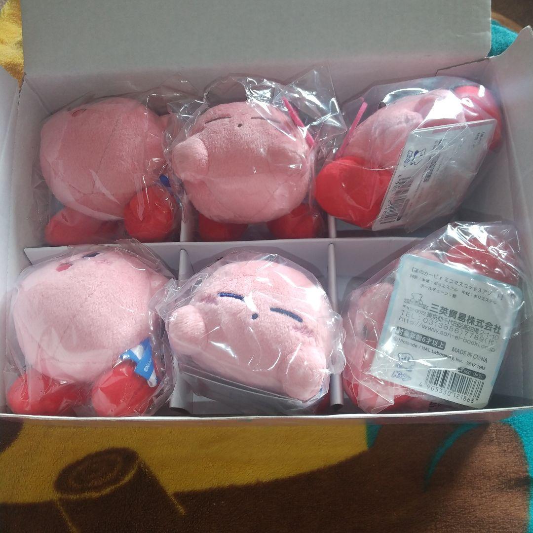 【箱傷有】星のカービィ アソート 冬 夏 ミニマスコット ぬいぐるみ