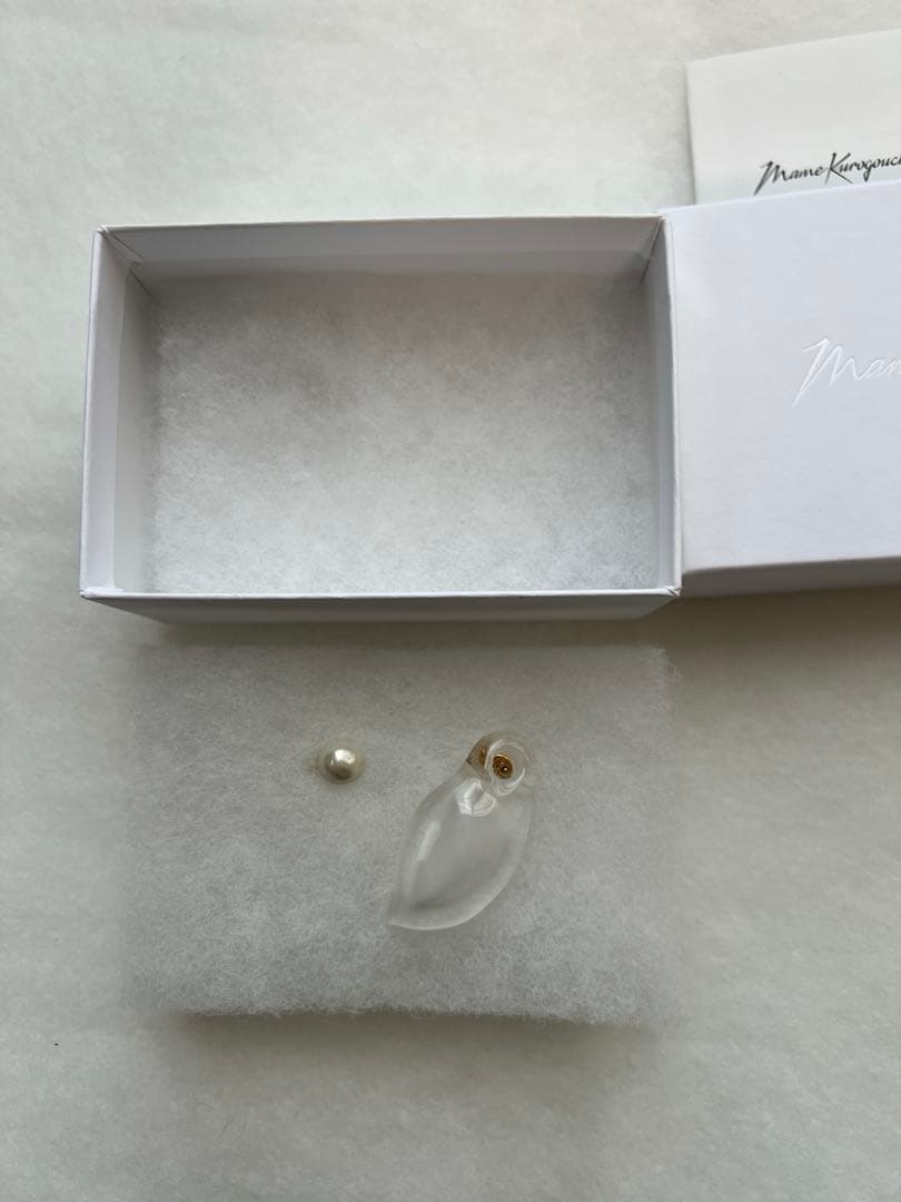 【最終価格】新品未使用品Organic motif Glass Earrings