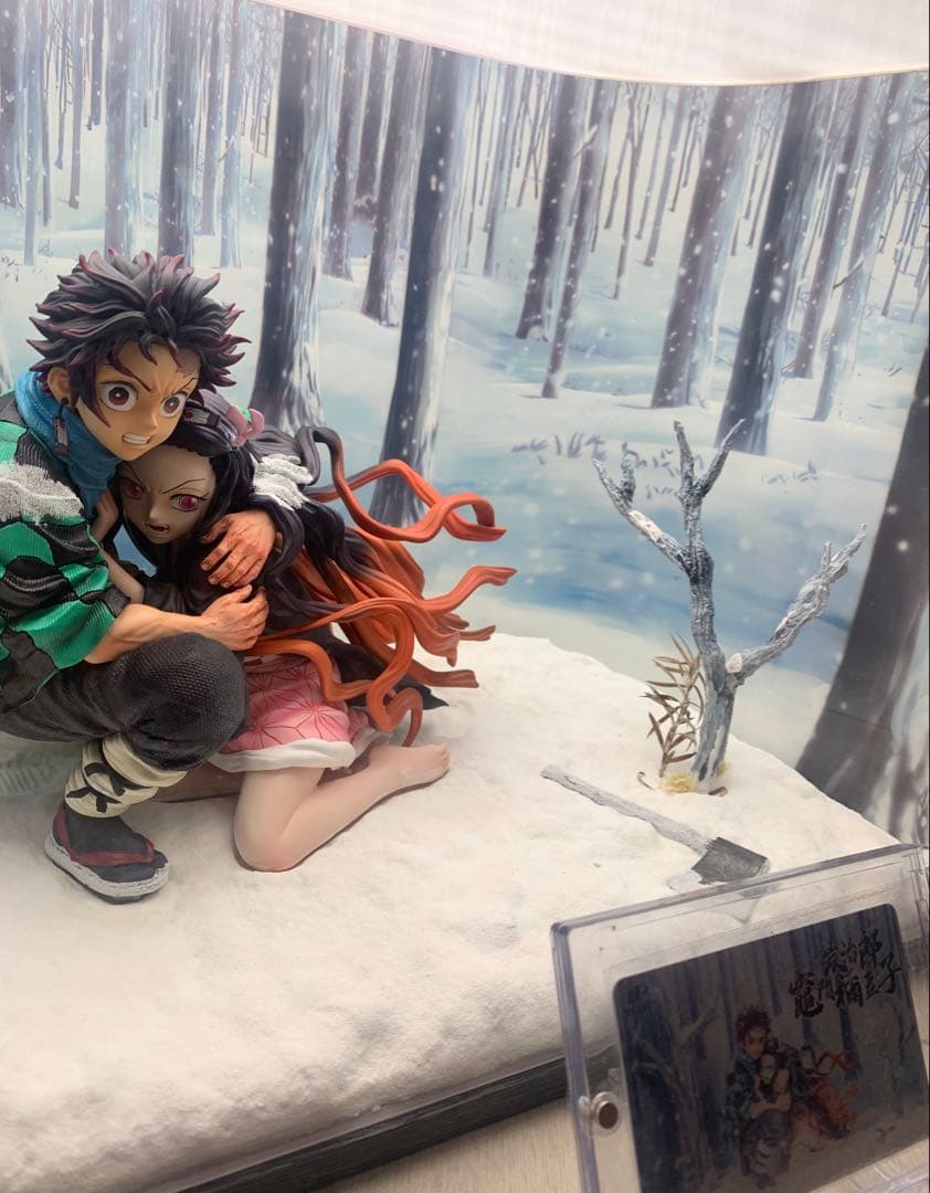 鬼滅の刃 竈門炭治郎 竈門禰豆子 フィギュア　ガレージキット 塗装済み完成品