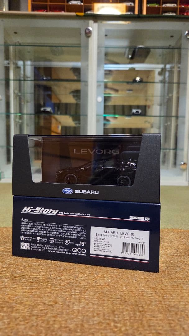 1/43 スバル ディーラー特注 レヴォーグ Sti ハイストーリー