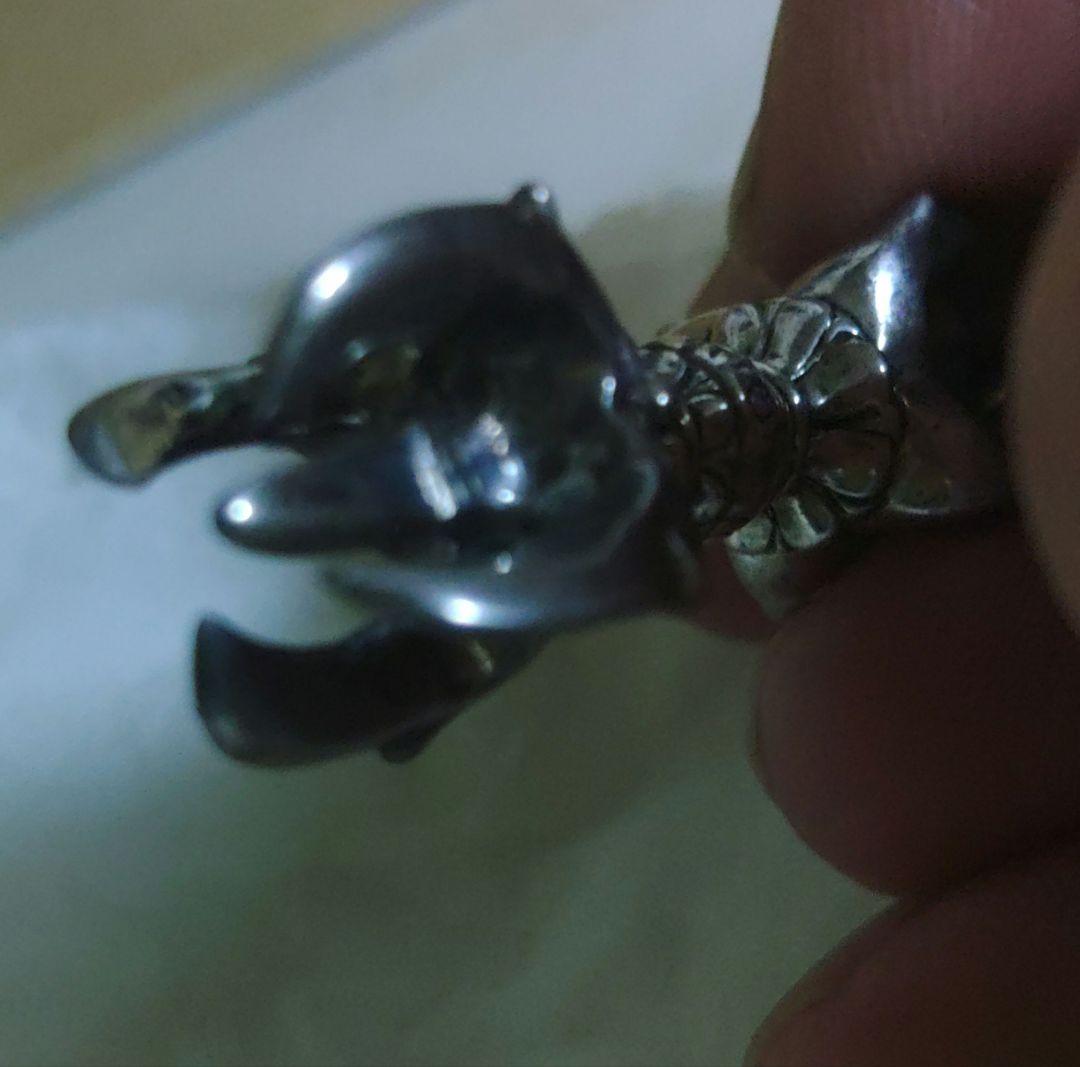 独鈷　五鈷杵　ごこしょ　大野博司　法具　密教　シルバー　銀製　トップ　イ10