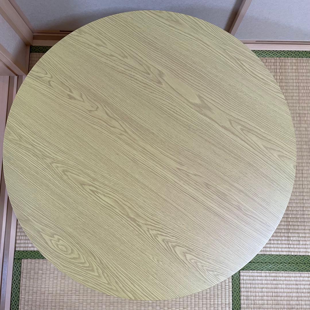 nimu*　ニトリ　こたつ　円形　85cm 木目