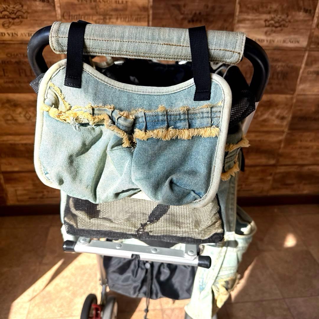 MotherCartマザーカート2段式プレミアムカートダメージデニム変えデニム付