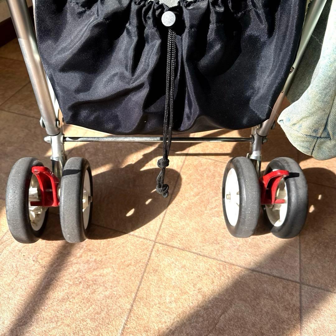 MotherCartマザーカート2段式プレミアムカートダメージデニム変えデニム付