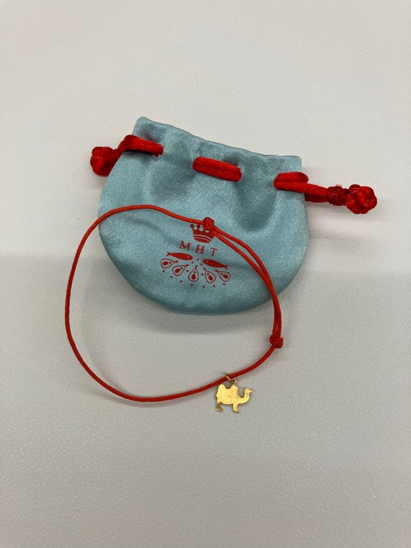 マリーエレーヌドゥタイヤック　コードブレスレット　チャーム　ラクダ