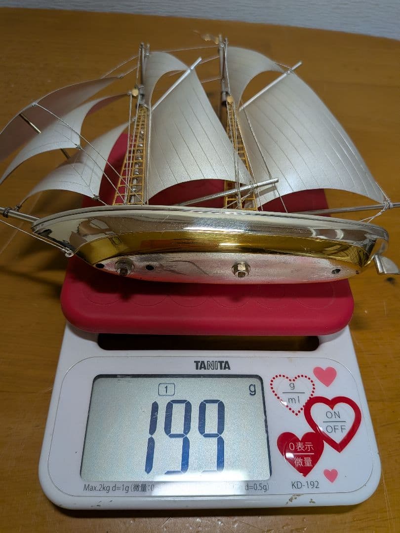 SILVER985　銀製ヨット　TAKEHIKO 199g