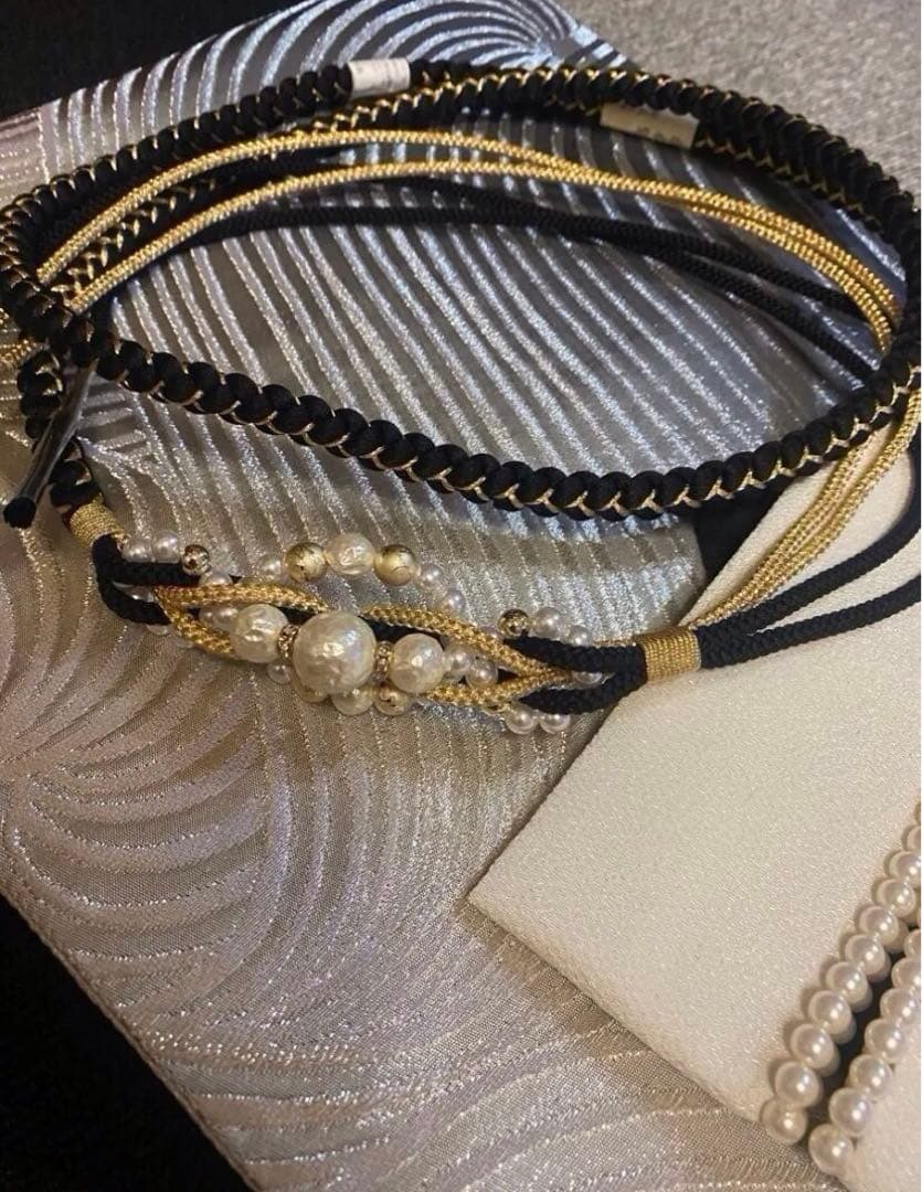 振袖フルセット　総絞り　黒　金　シルバー　成人式　豪華振袖　振袖6点セット　正絹