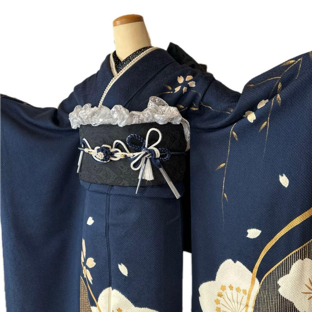紺色Midnight Mode♡振袖フルセット 成人式前撮り謝恩会