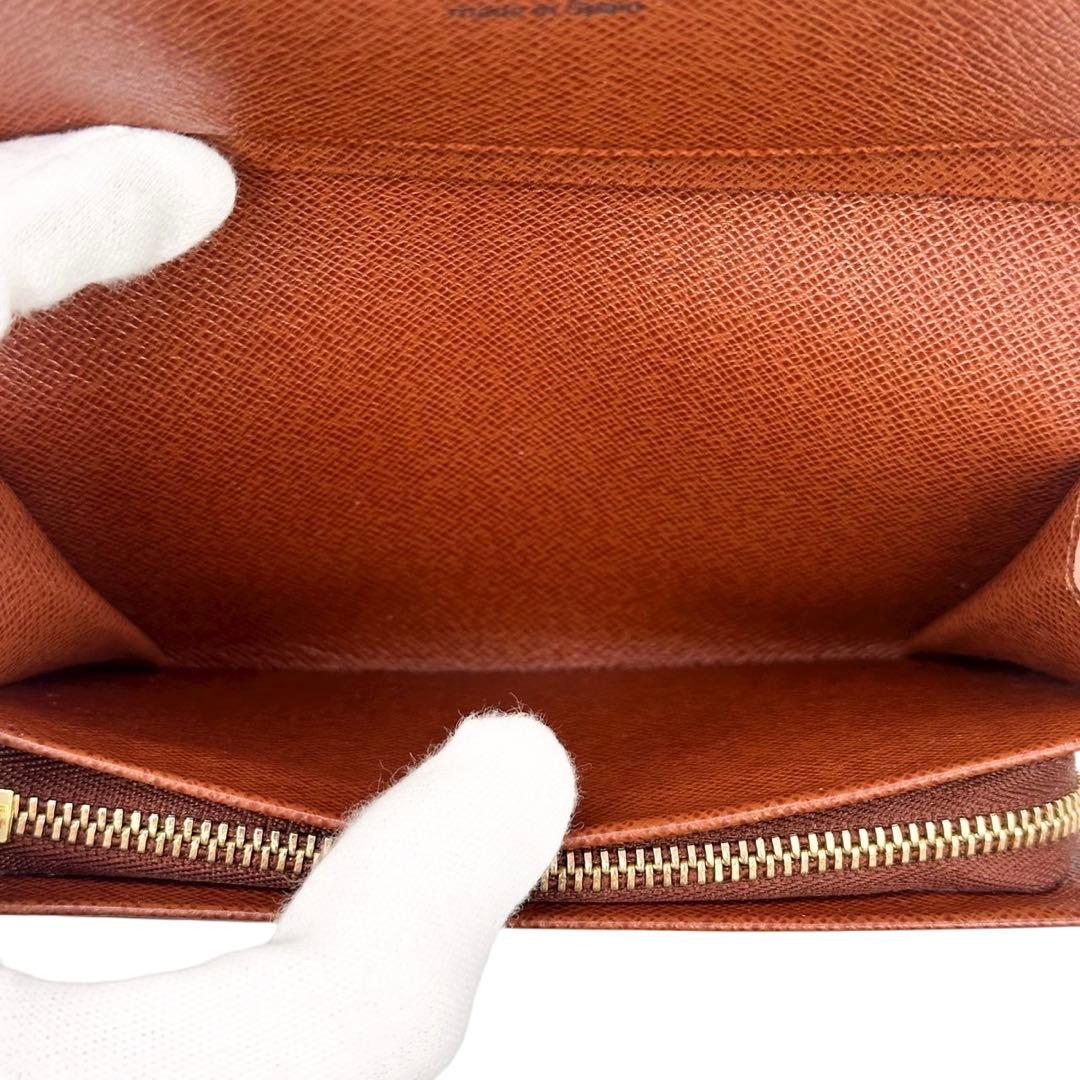 極美品 ルイヴィトン モノグラム トレゾール 二つ折り財布 小銭入れ カード