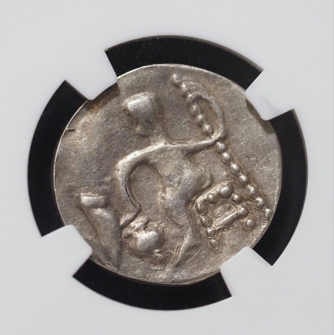 珍品）ケルト族発行 古代　ドラクマ銀貨　アレキサンダー大王