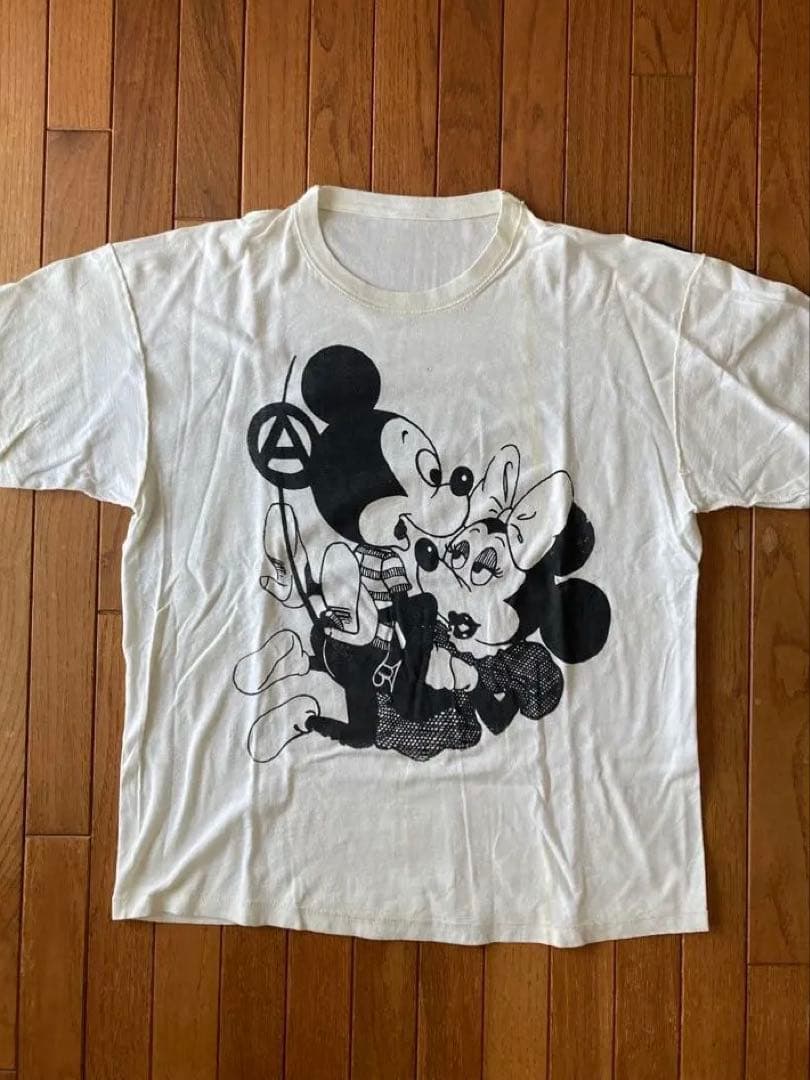 seditionaries ミッキー&ミニーTシャツ 両面プリント 鑑定書付