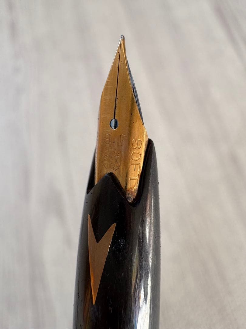 プラチナ万年筆　パイロット万年筆　エリート　ペン先18k 2本セット