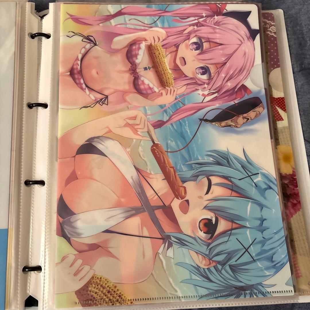 東方project 小傘　こころ　水着　美少女　クリアファイル　VY20