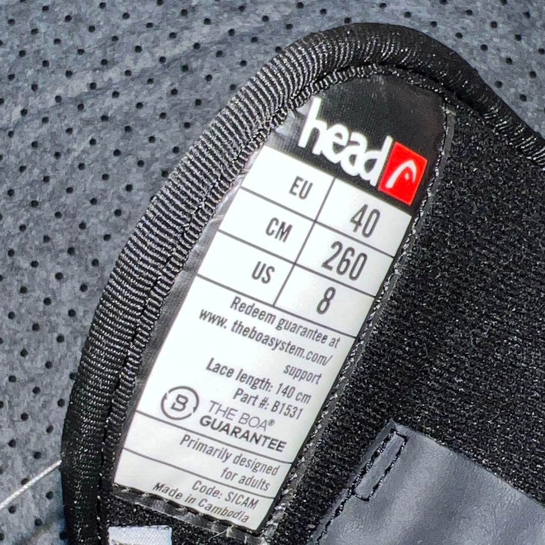 1回使用 メンズ人気サイズ26cm HEAD STRIKE BOA スノボブーツ